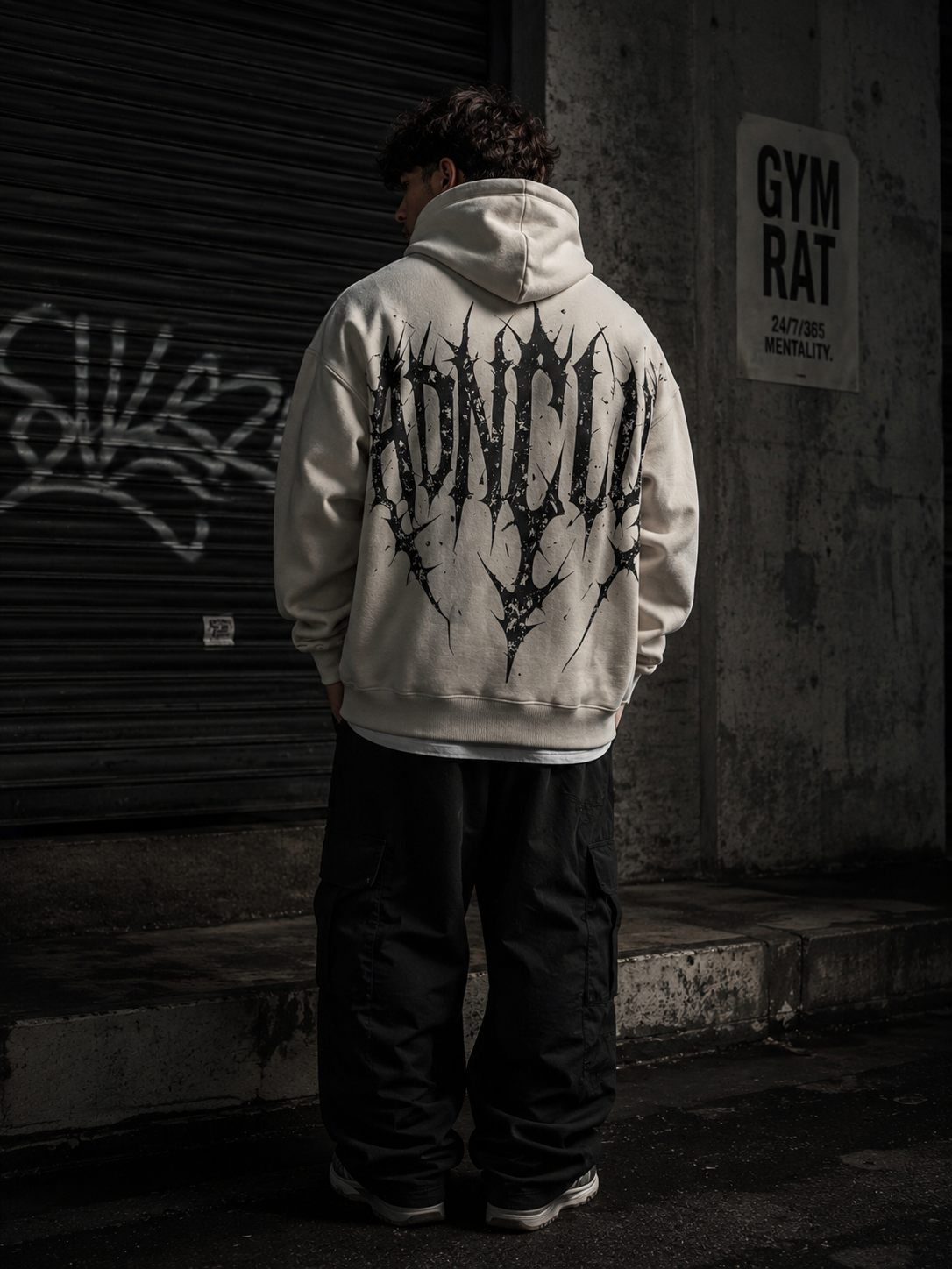 HOODIE BEIGE DARK COLECTION