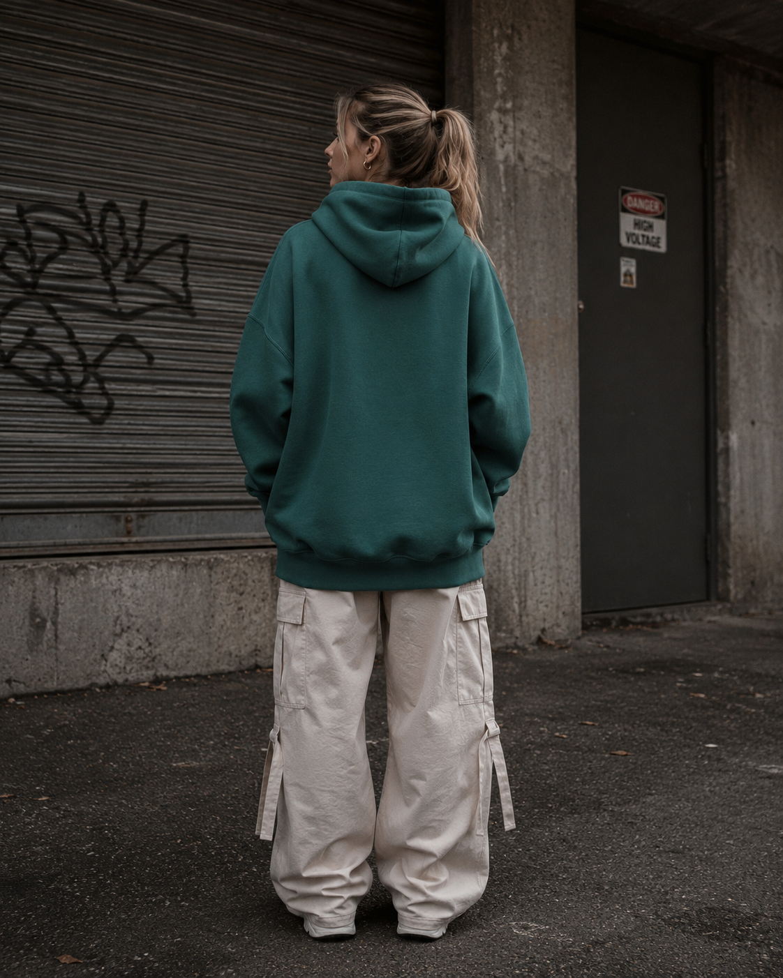 HOODIE VERDE ESSENTIAL