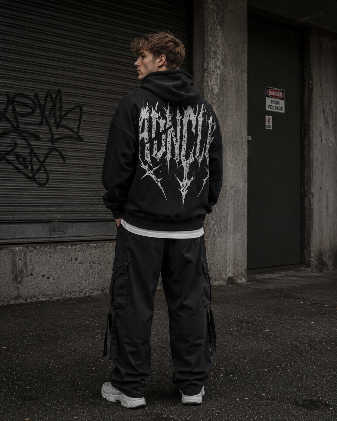 HOODIE NEGRO DARK COLECTION