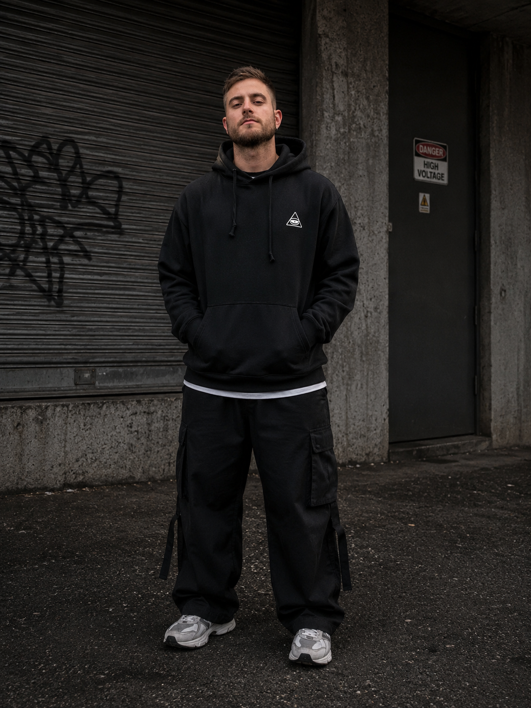 HOODIE NEGRO DARK COLECTION