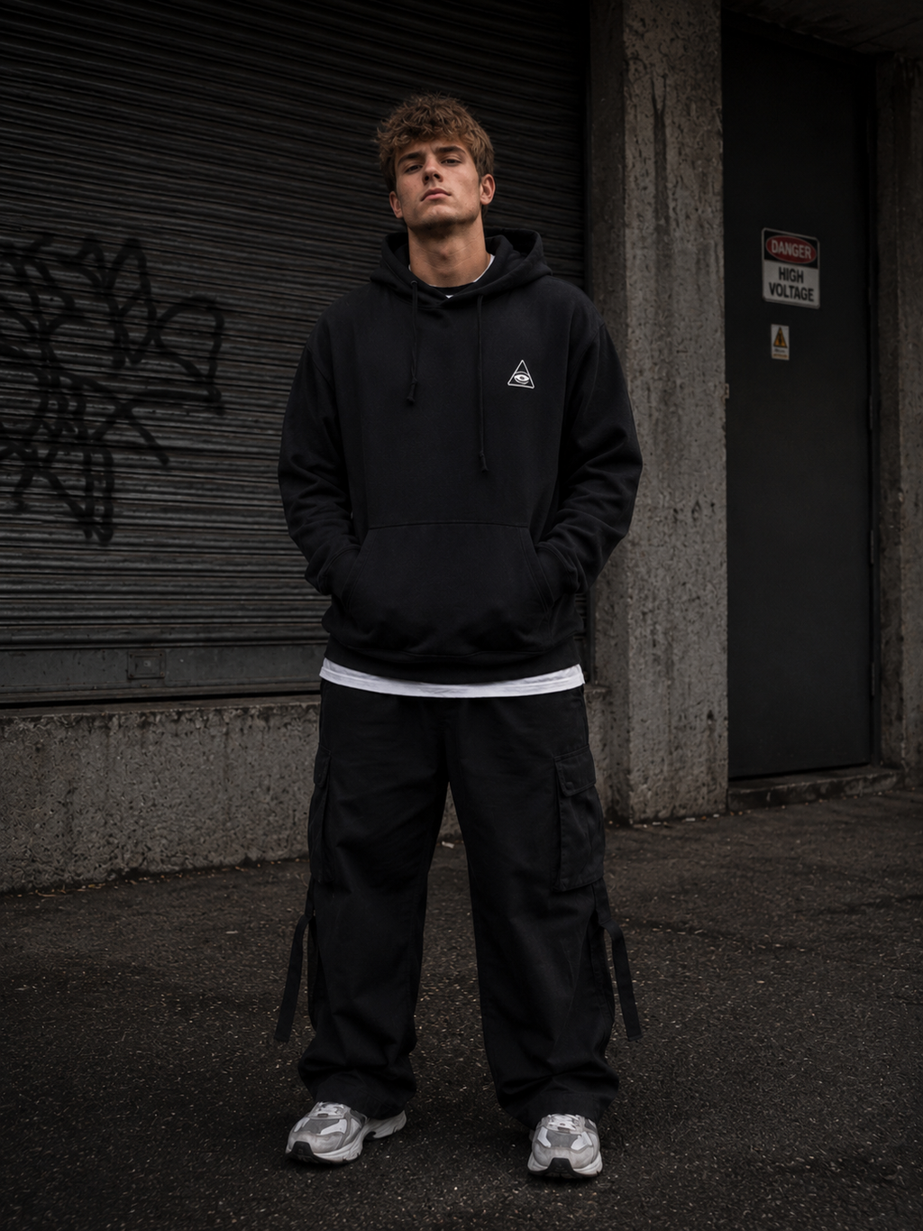 HOODIE NEGRO DARK COLECTION