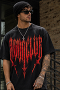 POLERA NEGRA CON ROJO ADN DARK COLECTION