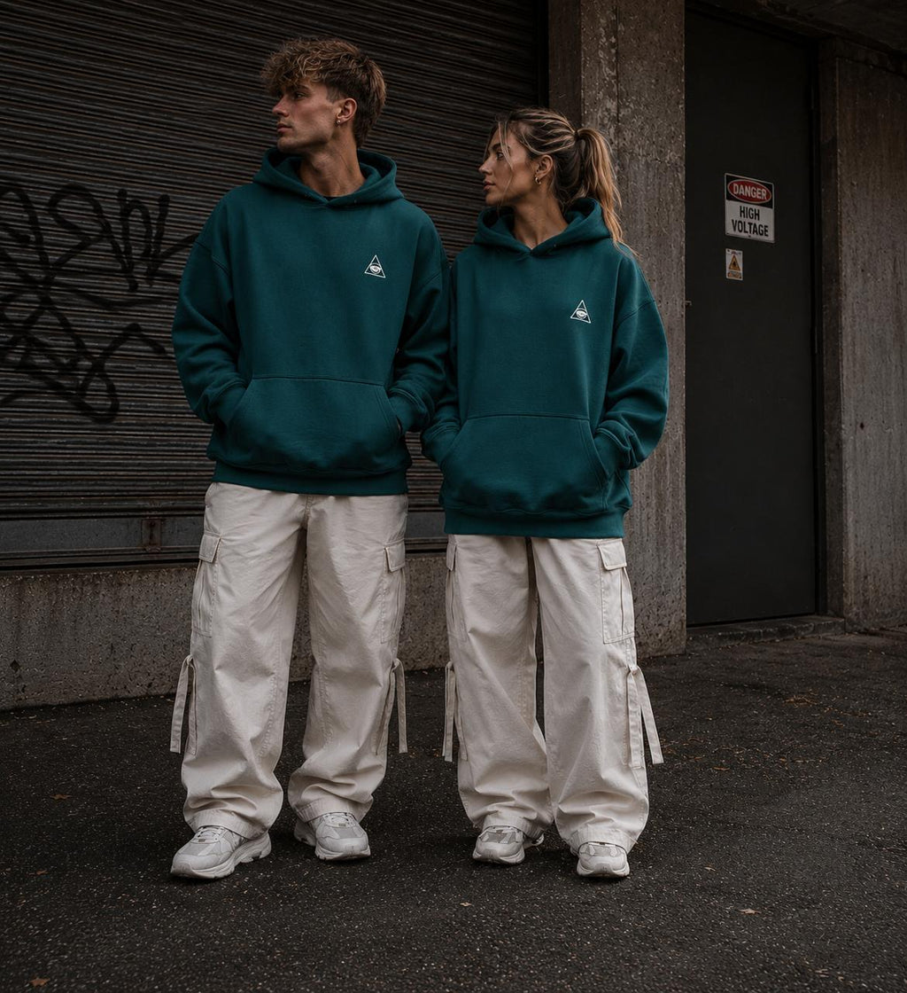 HOODIE VERDE ESSENTIAL
