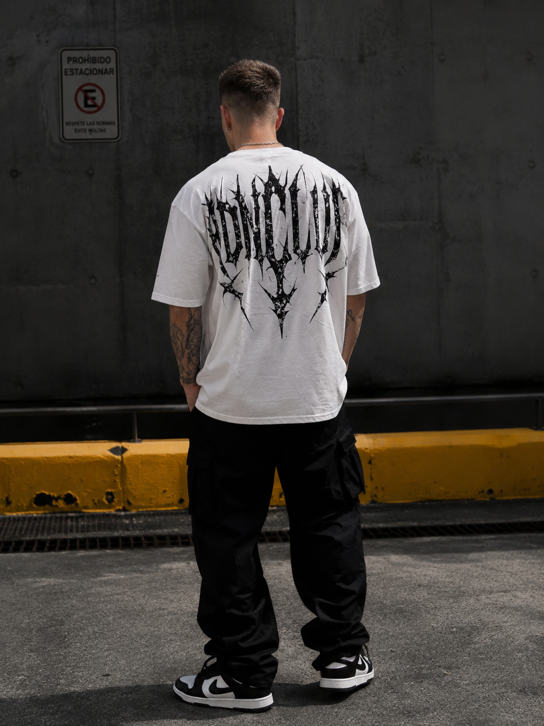 Polera Blanca Reverse