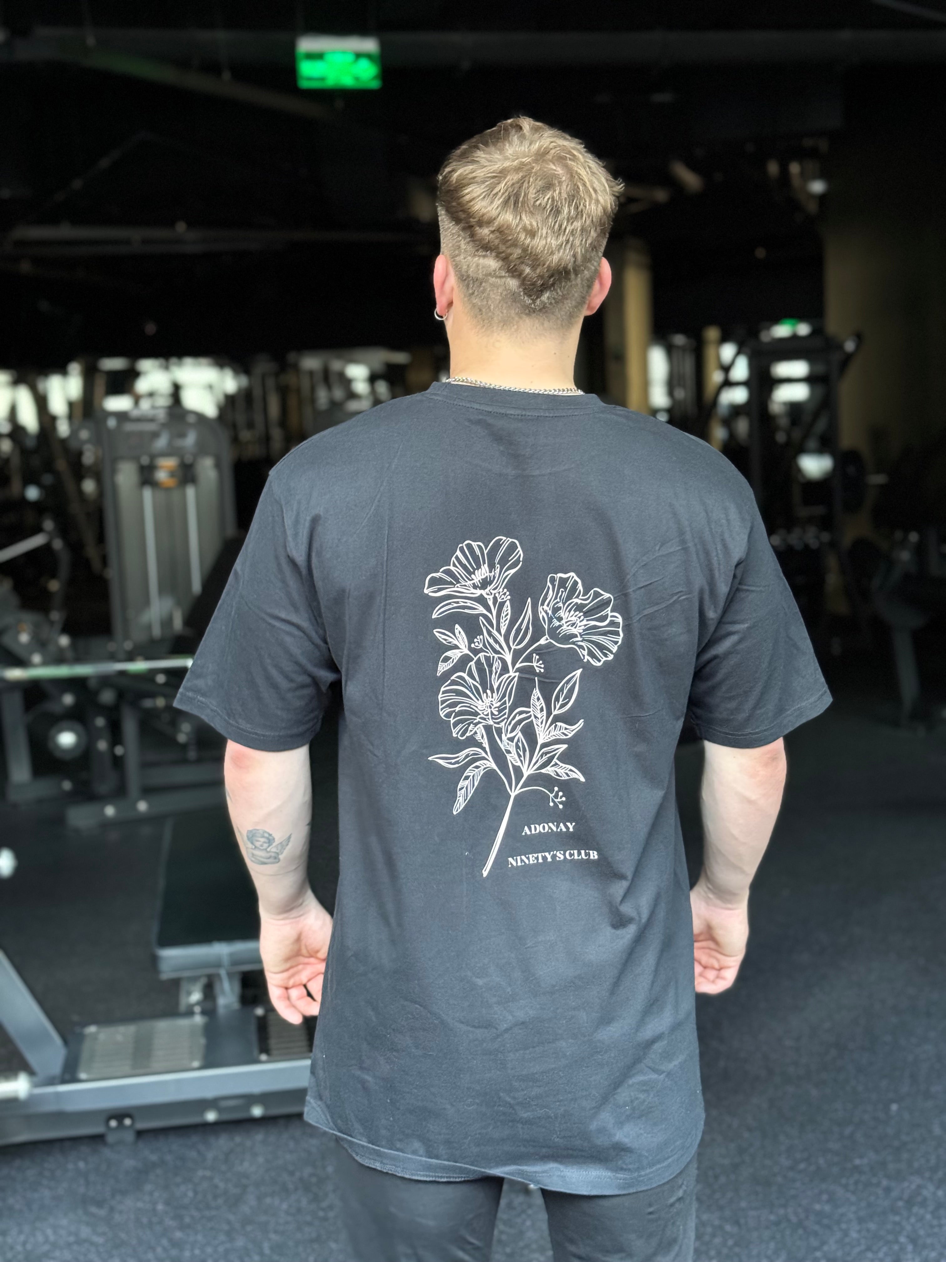 POLERA NEGRA NINETY CLUB